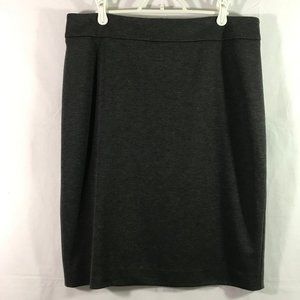 Jones New York Gray Stretch Pencil Skirt